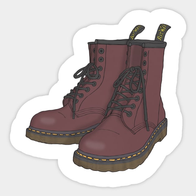 Doc Martins Sticker by CarlBatterbee